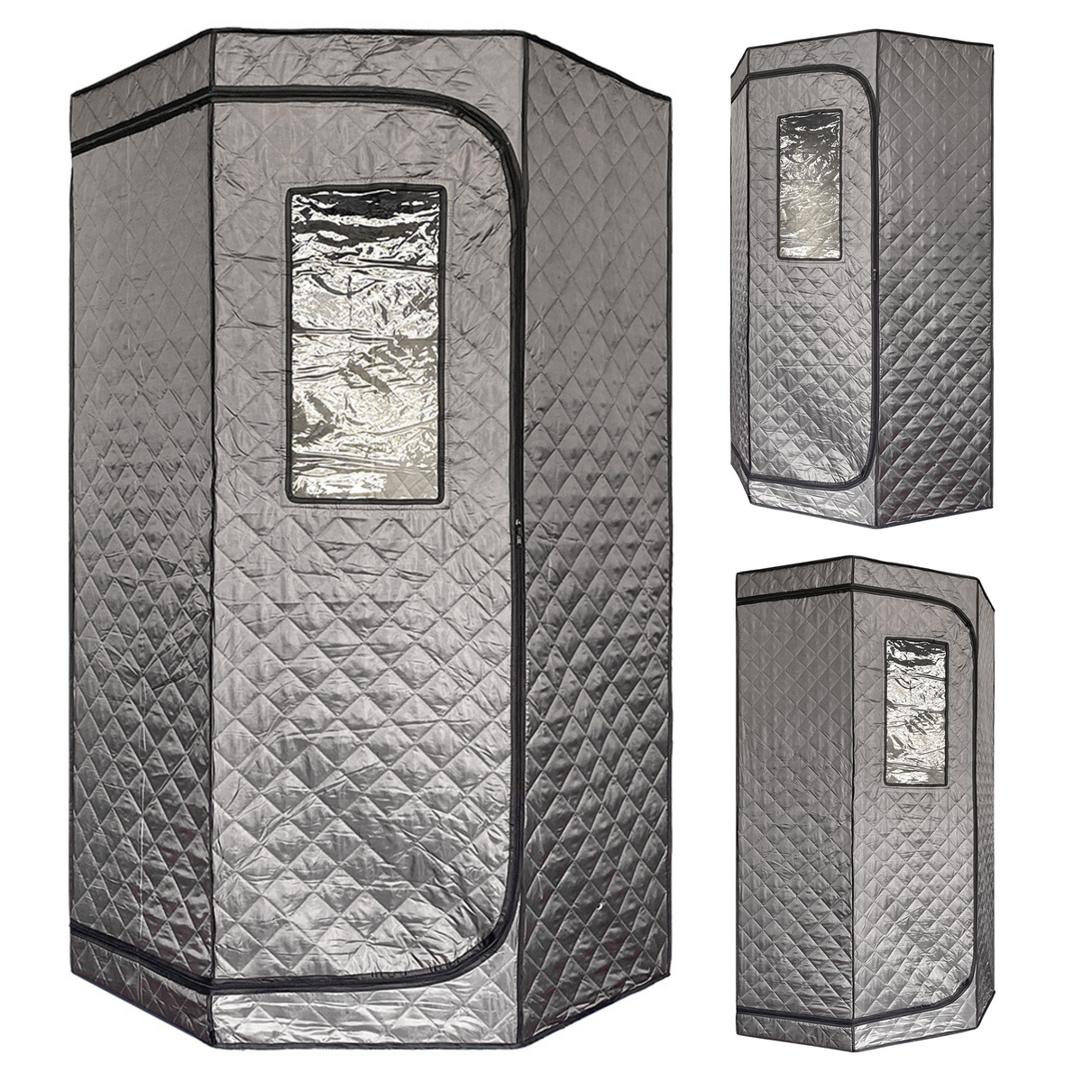 Blisspod Portable Steam Sauna – Grey, 1600 W