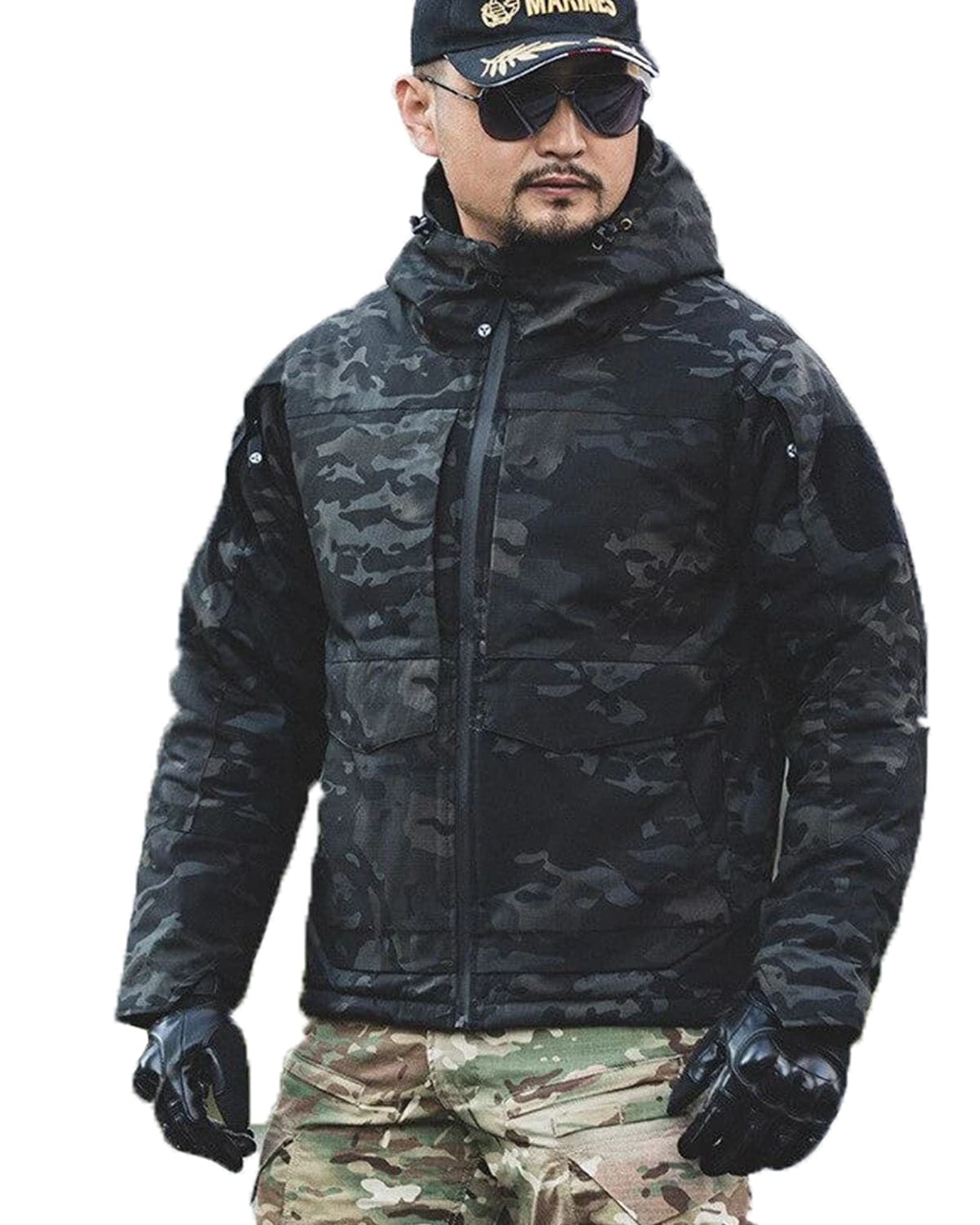 Tactical Camo Windbreaker Jacket