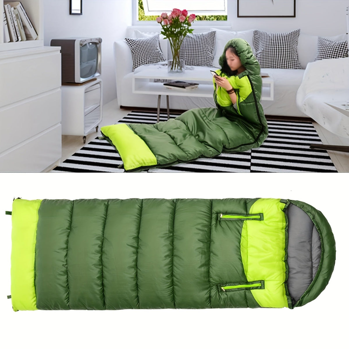 Sac de couchage pour camping et randonnée