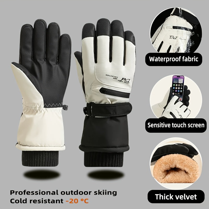 Men’s Touchscreen Ski Gloves
