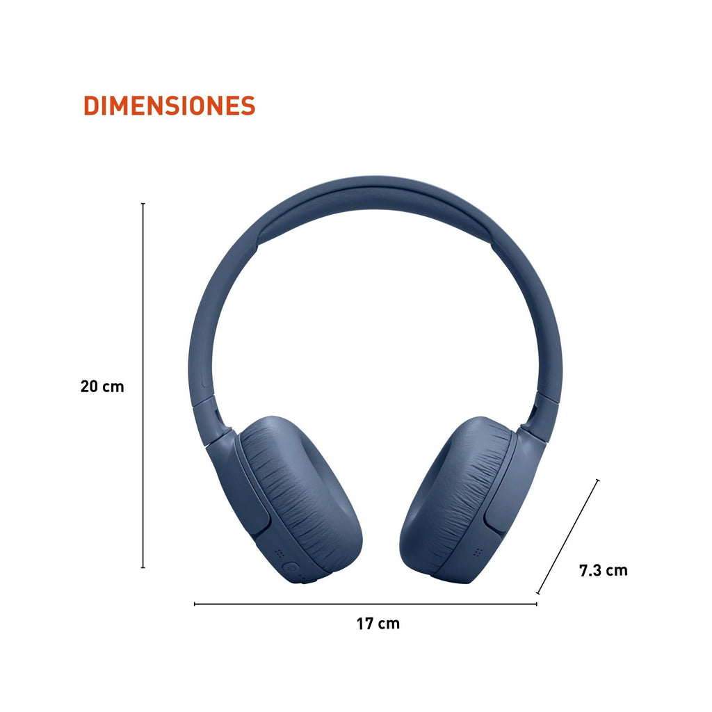 JBL Tune 670NC Wireless Noise-Cancelling Headphones – Blue