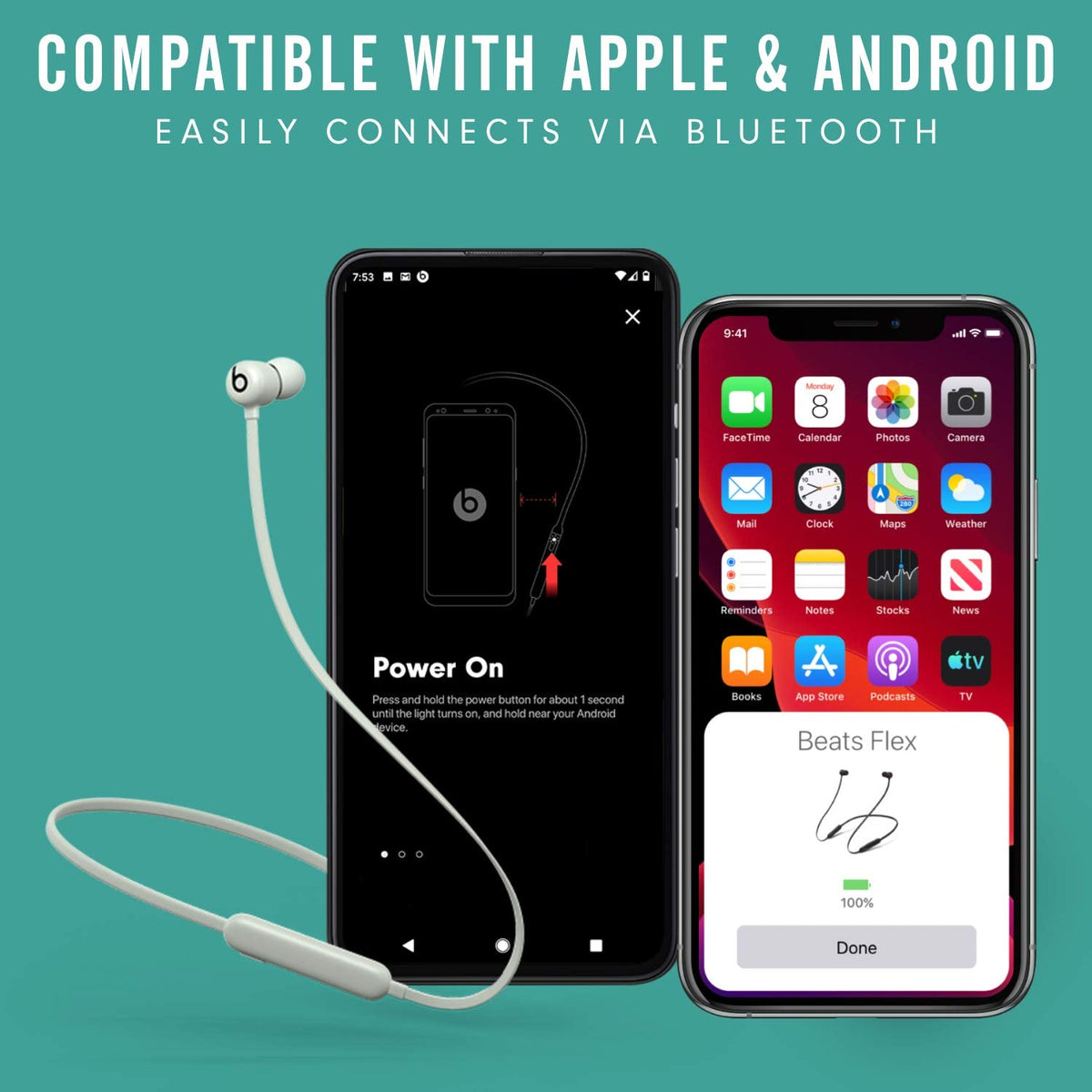 Beats Flex Wireless Earbuds – Gray