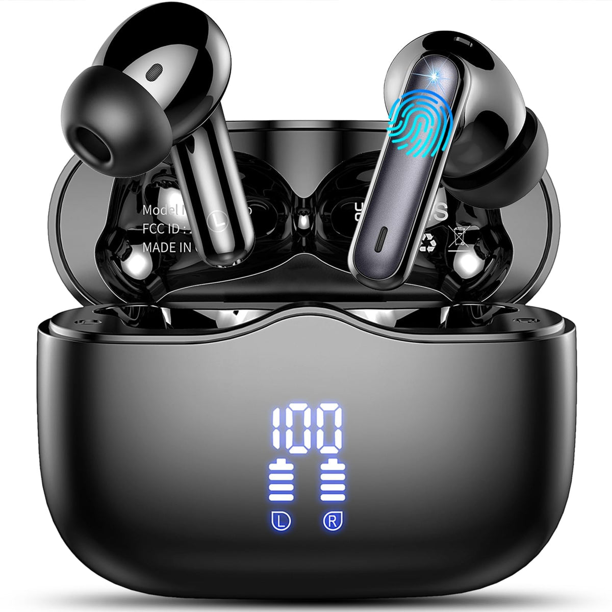 xinwld A97 Pro Wireless Earbuds – Deep Black