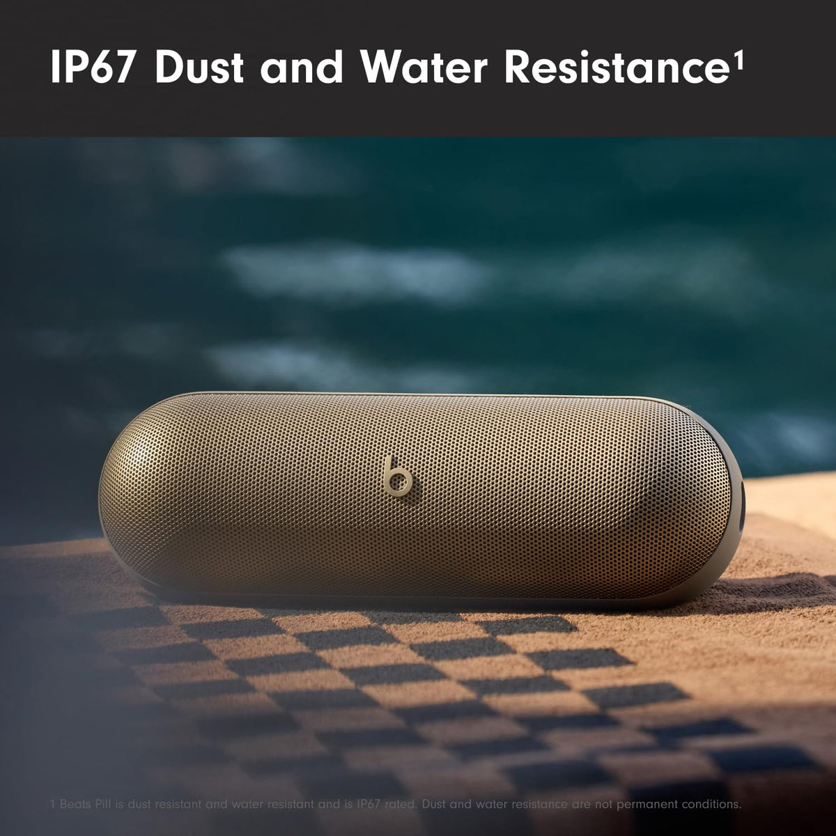 Beats Pill Portable Bluetooth Speaker – Champagne Gold