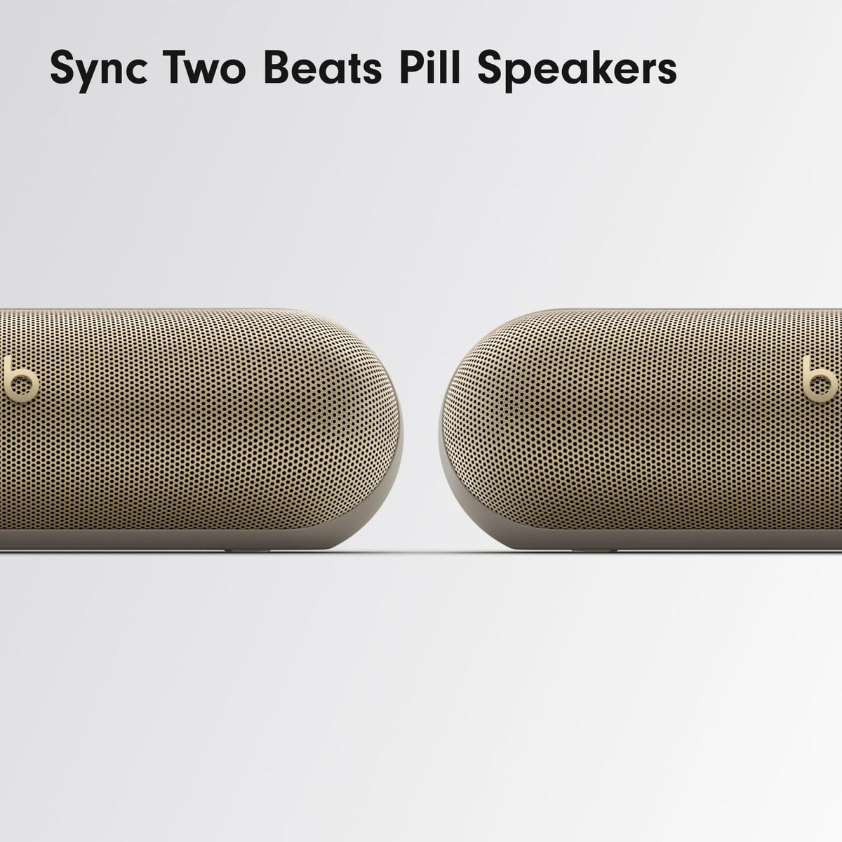 Beats Pill Portable Bluetooth Speaker – Champagne Gold