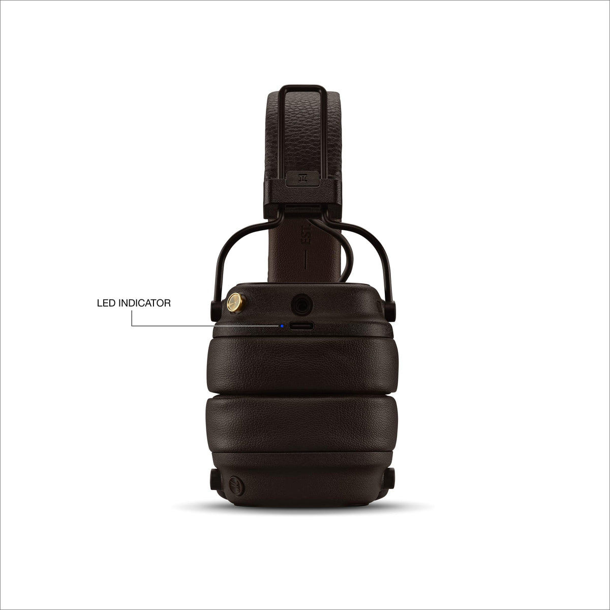Marshall Major V Wireless On-Ear Headphones – Brown