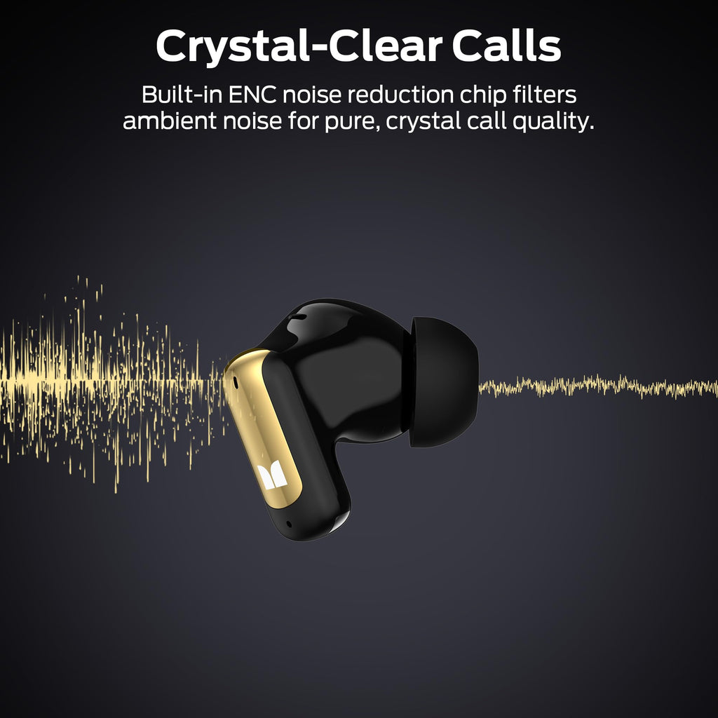 Monster N-Lite 217 Wireless Earbuds – Black