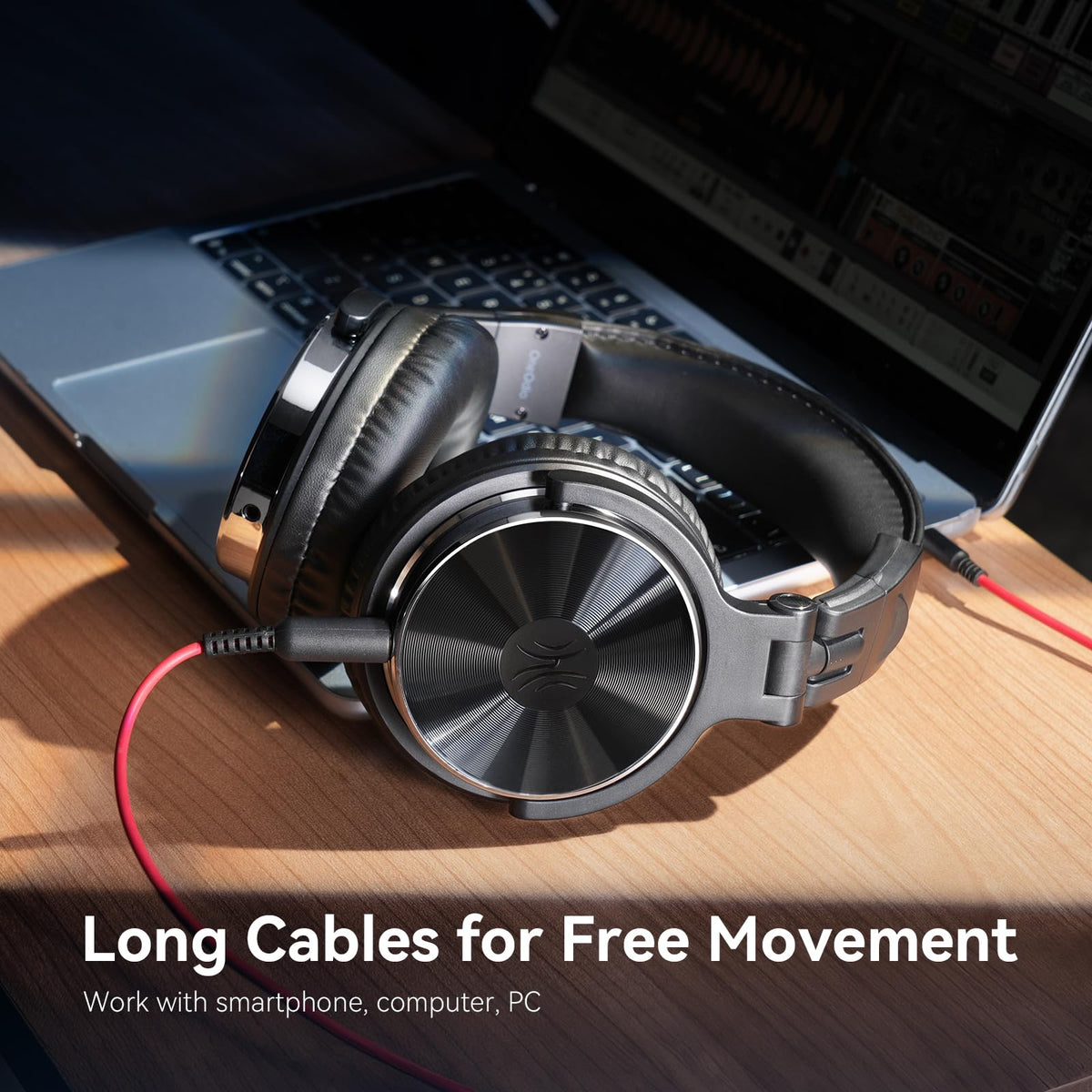 OneOdio Pro-10 Wired Over-Ear Studio Headphones – Black