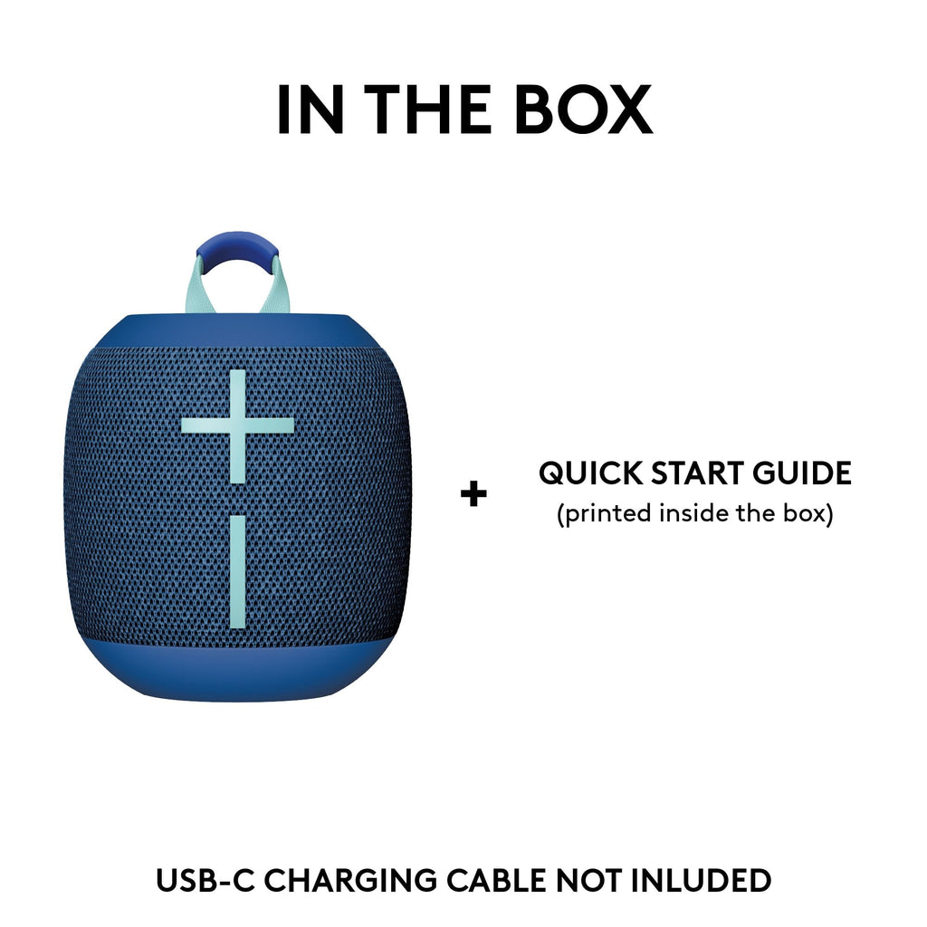 Ultimate Ears WONDERBOOM 4 Portable Bluetooth Speaker – Blue