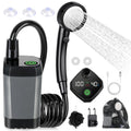 Portable Shower for Camping, [Long-Lasting] Spopal 6000mAh Rechargeable Camping Shower with Intelligent LED Display, 4 Spray Modes, IPX7 Waterproof Outdoor Shower Kit for Hiking, Travel, Car, Pet 🍁 All In One Marketplace Canada