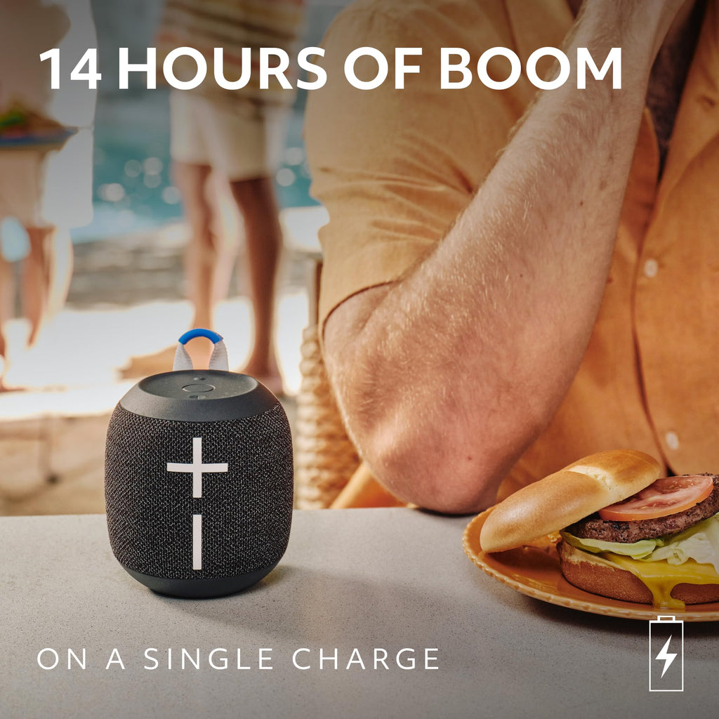 Ultimate Ears WONDERBOOM 4 Portable Bluetooth Speaker – Gray