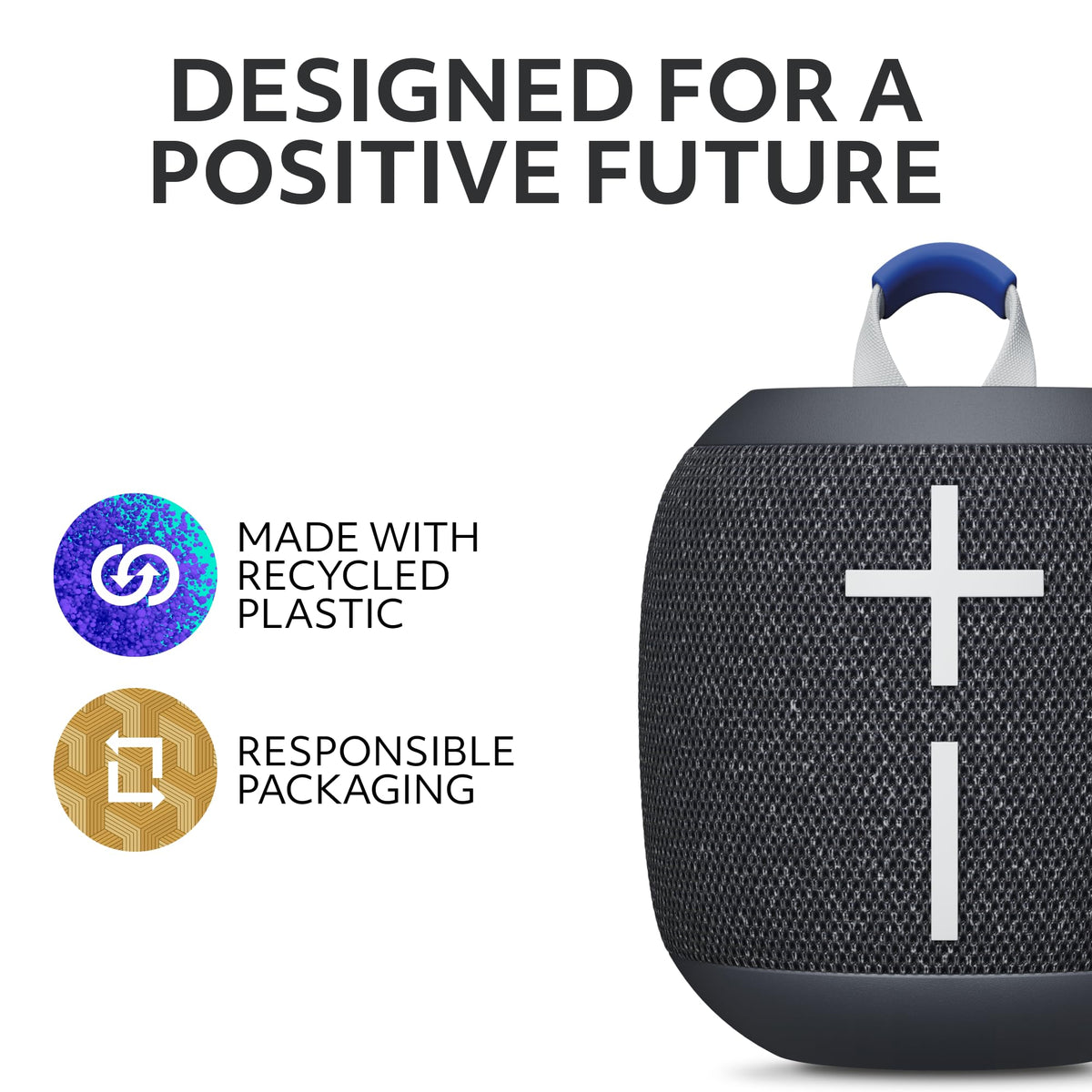 Ultimate Ears WONDERBOOM 4 Portable Bluetooth Speaker – Black