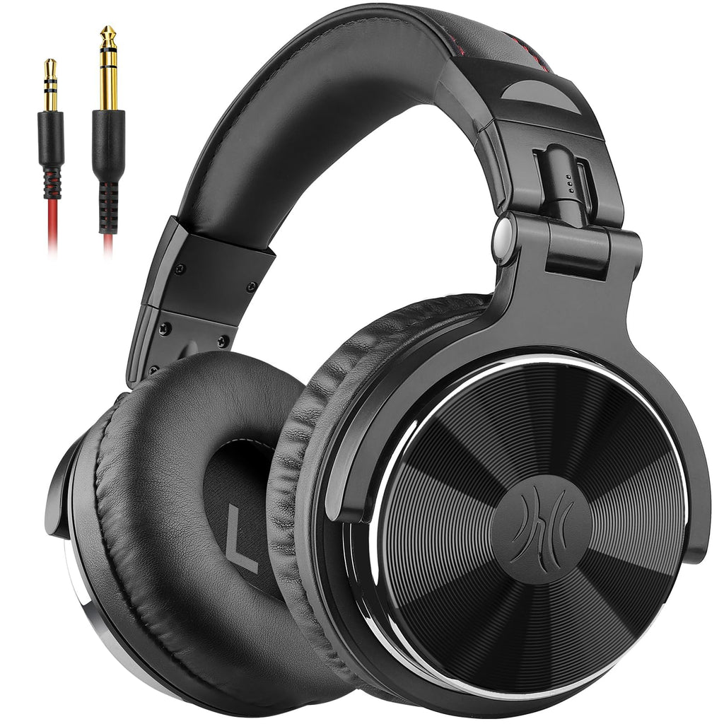 OneOdio Pro-10 Wired Over-Ear Studio Headphones – Black