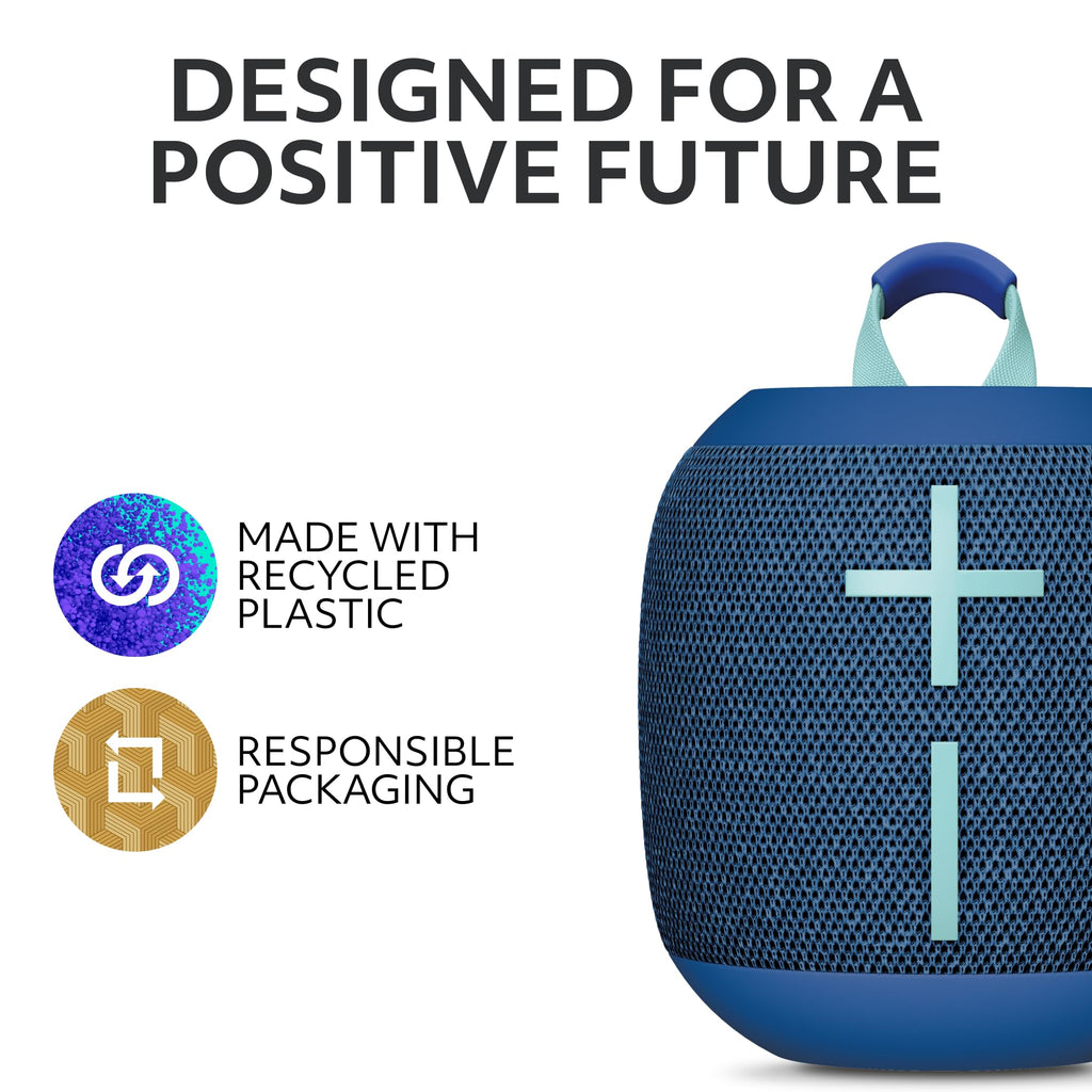 Ultimate Ears WONDERBOOM 4 Portable Bluetooth Speaker – Blue