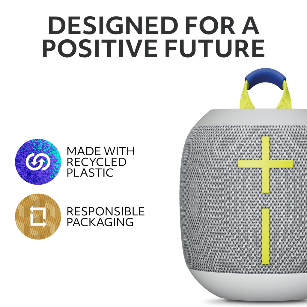 Ultimate Ears WONDERBOOM 4 Portable Bluetooth Speaker – Gray