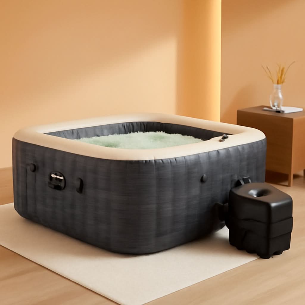 Greystone Deluxe 4-Person Hot Tub with Wireless Control