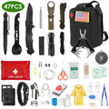 47-Piece Emergency Survival Kit with Pouch
