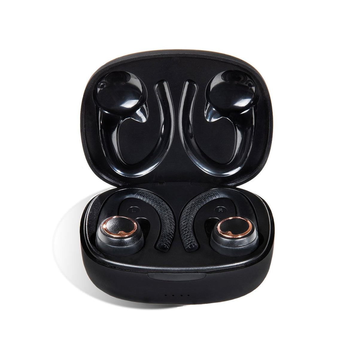 Friendie AIR Active 2.0 Wireless Sport Earbuds – Matte Black & Rose Gold