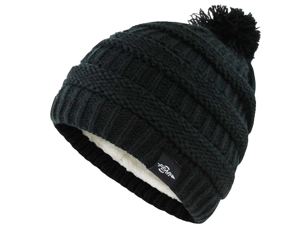 Women’s Plush-Lined Cable Knit Beanie