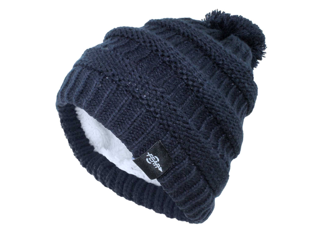 Women’s Plush-Lined Cable Knit Beanie