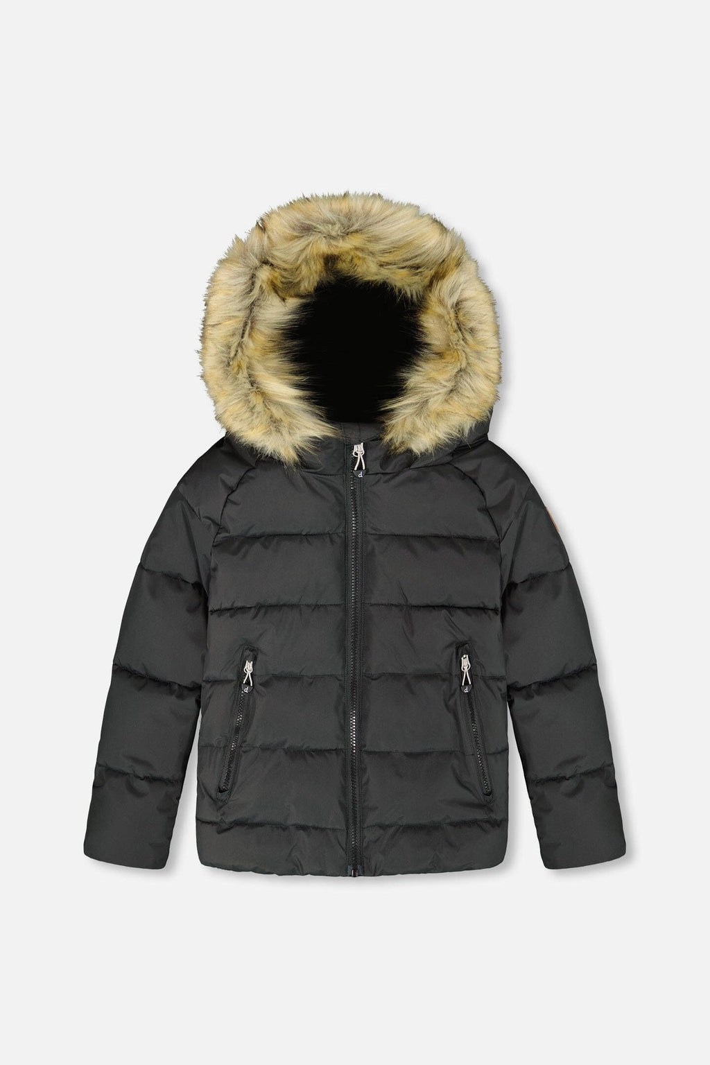 Kids’ Puffy Winter Jacket Black