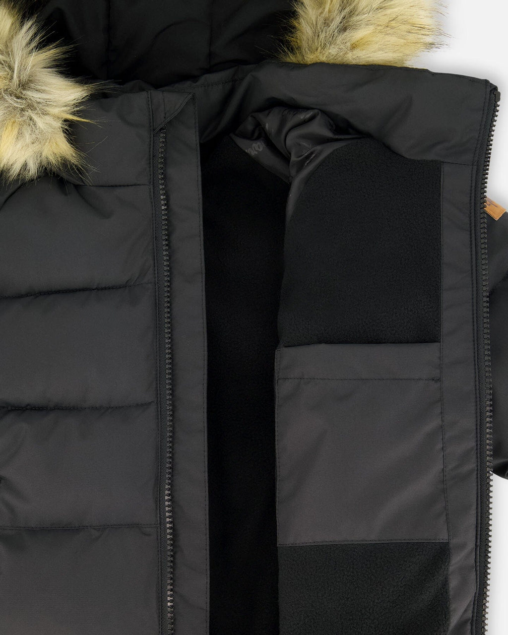 Kids’ Puffy Winter Jacket Black
