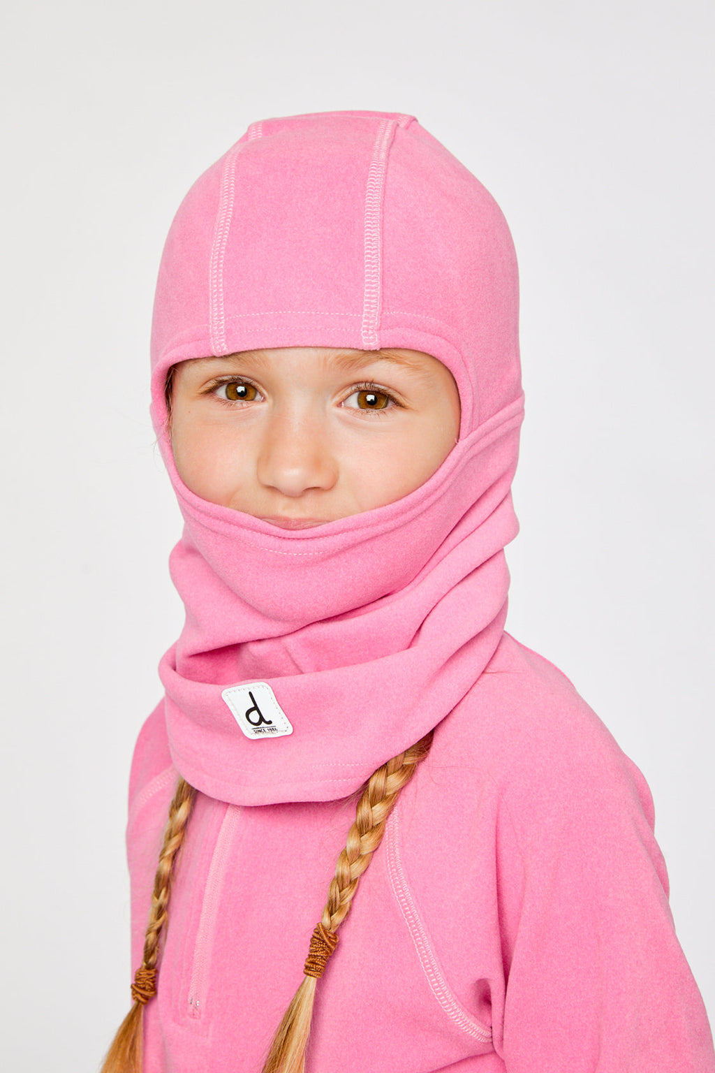 Brushed Jersey Balaclava Pink
