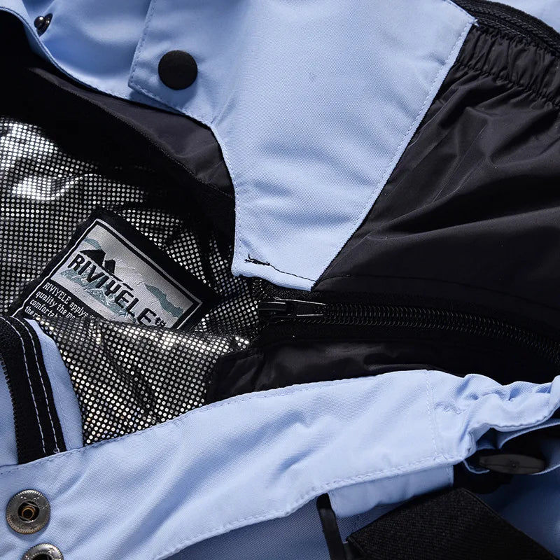 Loose-Fit Polyester Ski & Snowboard Pants