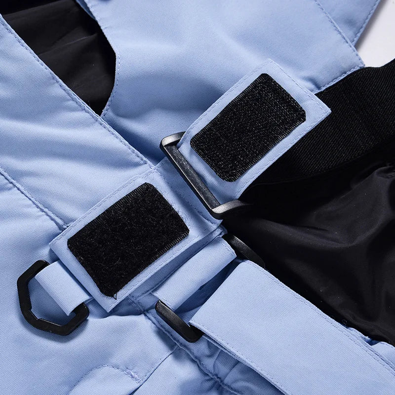 Loose-Fit Polyester Ski & Snowboard Pants