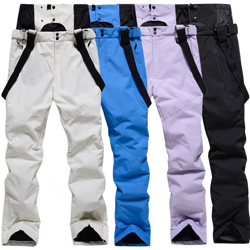 Loose-Fit Polyester Ski & Snowboard Pants