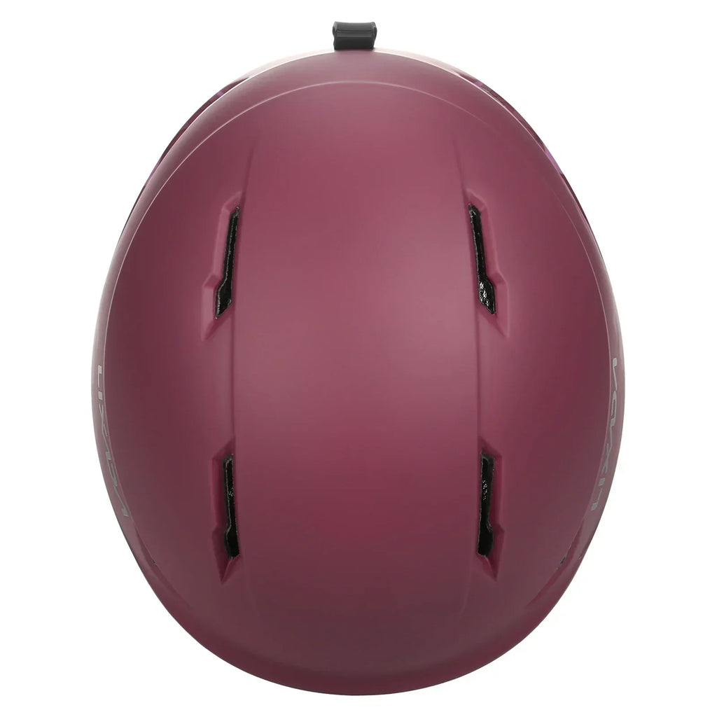 NNEOBA Snow Helmet with Detachable Earmuffs – Red