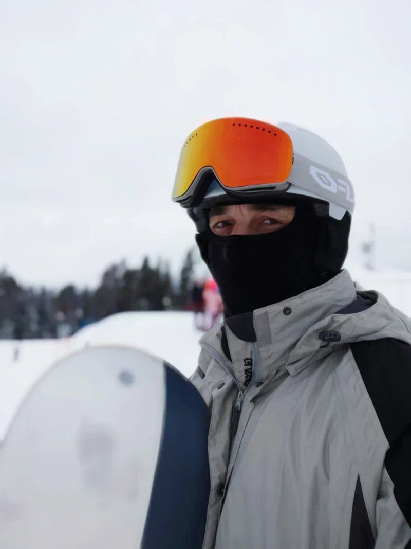 Magnetic Ski Goggles with Yellow & Clear Lenses