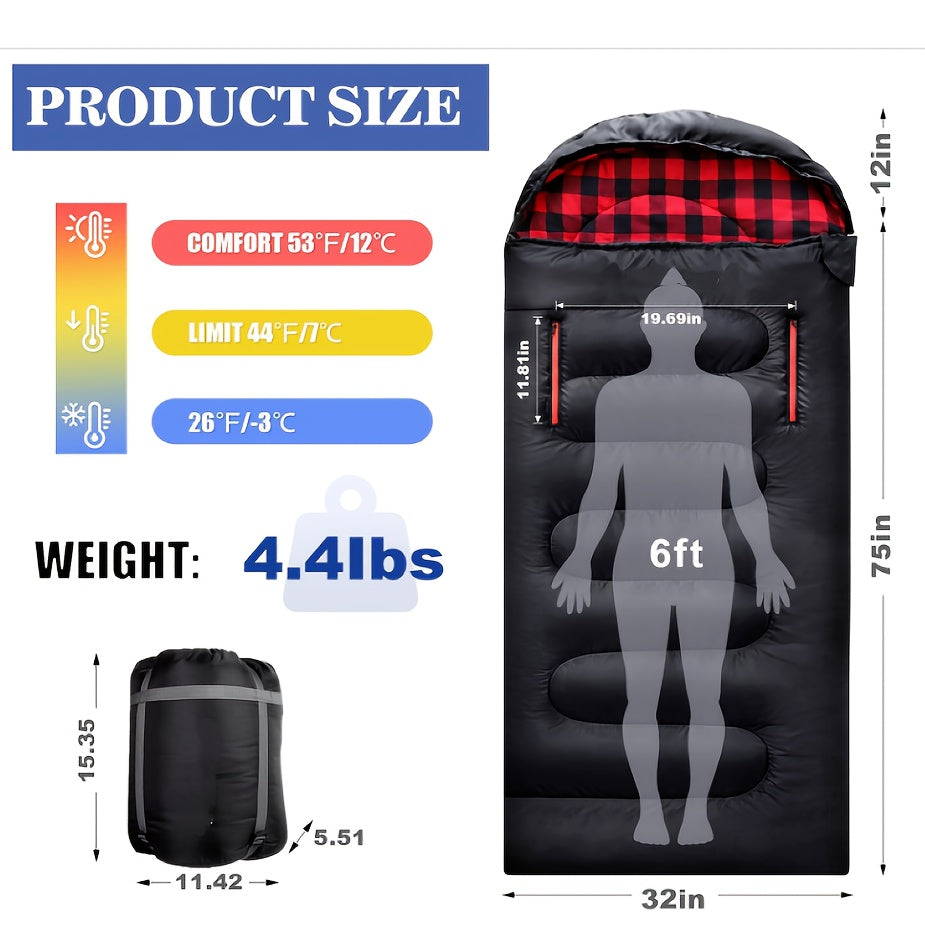 Sac de couchage pour camping, randonnée et trekking