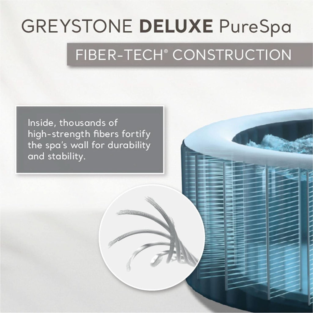 Greystone Deluxe 4-Person Hot Tub with Wireless Control