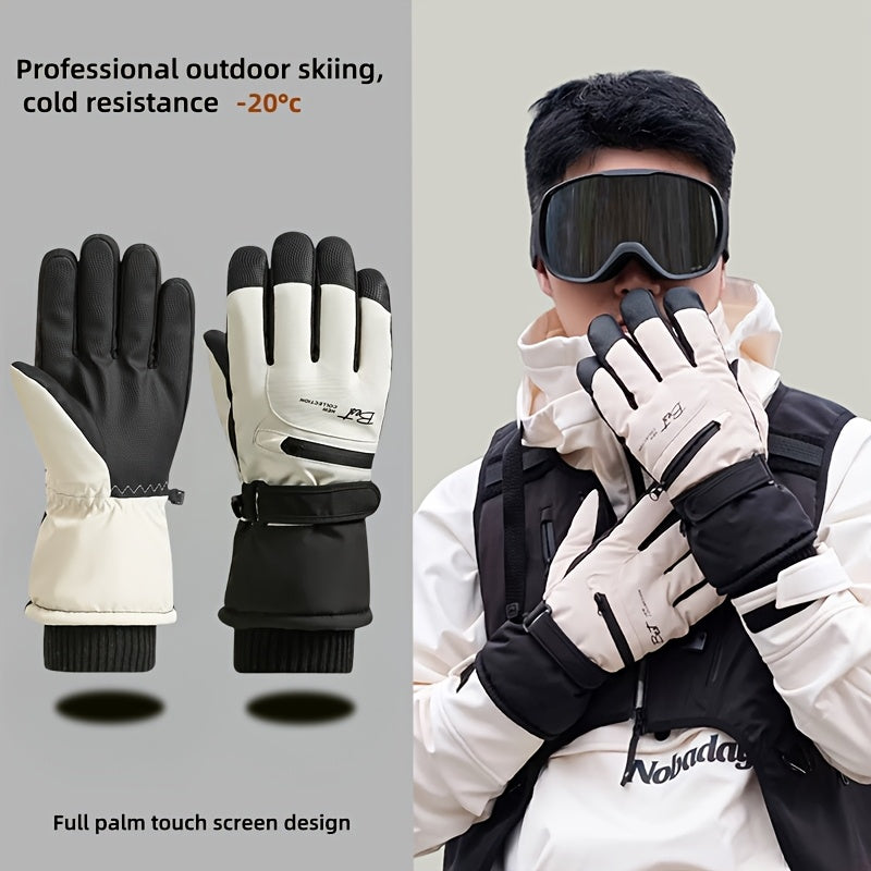 Men’s Touchscreen Ski Gloves